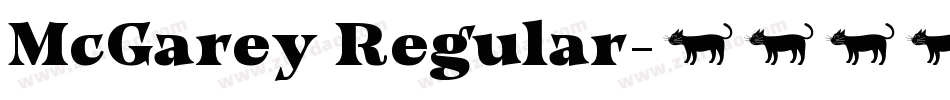 McGarey Regular字体转换